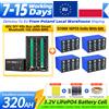 PWOD Kit Fai-da-te Batteria LiFePO4 da 48V 320Ah con 16 Celle da 3.2V 320Ah e BMS 16S 200A, Ricaricabile con oltre 8000 Cicli, per Accumulo di Energia Solare, Camper, Veicoli Elettrici, Campeggio e Barche