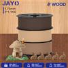 JAYO Filamento per stampante 3D in legno PLA JAYO 3.3KG 1.75mm 10-15% fibre di legno reale e protezione ambientale WOOD Compatibile con la maggior parte delle stampanti 3D FDM