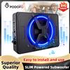 Podofo Subwoofer Auto Ultra Sottile da 10'' 1200W, Audio Amplificato Sotto il Sedile, Bassi 50Hz-150Hz, Altoparlante Woofer per Auto, Suono Stereo Potenziato