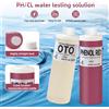 yieryi Soluzione per Test del Cloro e del pH 100ml/250ml, Reagente Liquido OTO Rosso Fenolo per Test della Qualità dell'Acqua in Piscine, Spa e Fonti Termali