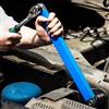 NONE Chiave a brugola con asta di prolunga blu, chiave per mandrino con estensione offset, 15,4 pollici, acciaio ad alto tenore di carbonio, 53 ft-lb, 71,2 Nm, arco di rotazione a 0 gradi, per manutenzione