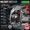 TAVYU 2026 Nuovo Smartwatch Militare da Uomo con Batteria Grande da 1400mAh, Schermo AMOLED da 2,01", Impermeabile IP68, Orologio Sportivo con Monitoraggio Frequenza Cardiaca, SOS, Torcia LED, Compatibile