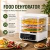 Essiccatore per Alimenti con 5 Vassoi, Timer 72 Ore, 35-70 ° Essiccatore C Smart con Controllo Touch per Frutta, Carne, Verdure, Funghi, Pesce