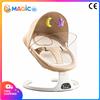 NONE Altalena per Neonati con Bluetooth, Musica Ninnana, Telecomando, Timer Automatico, Movimento Regolabile, Sedia a Dondolo per Neonati con Zanzariera Pieghevole, Tettuccio Protettivo, Sedile