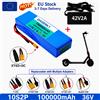 Makita Batteria Li-ion 36V 10S2P 100000mAh con caricatore 42V 2A, connettore XT60, adattatori sostituibili per monopattino elettrico e bici elettrica, disponibile in magazzino UE.