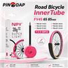 PINMOAP Camera d'Aria per Bicicletta da Strada, Tubo Interno Leggero e Resistente, Tubo di Ricambio per Ciclismo su Strada, Pendolarismo e Corse, Accessori