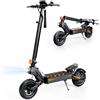 Iscooter W10 Monopattino Elettrico per Adulti, Motore 1200W, Batteria 48V 15Ah, Autonomia 50-60KM, Velocità Massima 50KM/H, Monopattino Elettrico Pieghevole con Pneumatici da 10 Pollici, E-Scooter