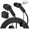 GONEO Cavo di ricarica per veicoli elettrici GONEO Tipo 2 - 22kW/11kW/7.2kW per veicoli elettrici e PHEV, certificato TÜV, IP54, 4 lunghezze (5/7/10/15m), ignifugo PA66+TPU