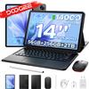 DOOGEE U14 Tablet PC 2 in 1, Schermo Incell da 14 Pollici 2.2K, Gemini Ai, Batteria da 14000mAh, 56GB RAM (8+48), 256GB ROM, Fotocamera Principale da 16MP, Widevine L1, Supporta Tablet PC