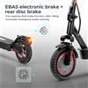 iScooter Smart iScooter i9MAX Monopattino Elettrico 500W 36V 10AH Autonomia Massima 40KM Velocità 35km/h Pneumatico a Nido d'Ape da 10" Doppia Sospensione Sblocco Senza Chiave tramite APP Freno a Disco EBAS