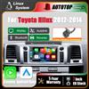 AUTOTOP Schermo multimediale da 7 pollici con sistema Linux, CarPlay wireless e Android Auto per Toyota Hilux 2012 2013 2014, autoradio con Bluetooth, GPS, navigatore, DSP, schermo touchscreen e telecamera
