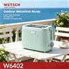 NONE WETECH W6107 Griglia Elettrica Verticale ad Alta Potenza 1400W con Piastra Antiaderente, Pressa per Panini, Dispositivo per Cottura di Bistecche, Hamburger e Barbecue 220‑240V