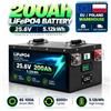 Makita Batteria Solare LiFePO4 12.8V 25.6V 51.2V 100Ah 120Ah 200Ah con BMS Intelligente, Batteria al Litio Ferro Fosfato a Ciclo Profondo, oltre 6000 Cicli per RV, Nautica, UPS, Alimentazione di Backup,