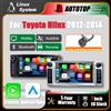 AUTOTOP Schermo multimediale da 7 pollici con sistema Linux, CarPlay wireless e Android Auto per Toyota Hilux 2012 2013 2014, autoradio con Bluetooth, GPS, navigazione, DSP, schermo touchscreen e telecamera