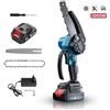 bromose Sega a catena elettrica senza fili da 6 pollici, con motore brushless, per lavori di falegnameria, ideale per il giardinaggio, utensile elettrico compatibile con batteria Makita 18V.