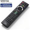 NONE Telecomando di ricambio per Smart TV WETECH, con tasti di accesso rapido per lo streaming, compatibile con televisori Hisense e Panasonic, portata estesa di oltre 8 metri, alimentato da 2 batterie