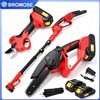 bromose Motosega Elettrica a Catena con Asta Telescopica 6 Pollici 3-in-1 Senza Fili, Sega per Rami Alti, Potente Attrezzo da Giardino per Potatura, Compatibile con Batteria Makita 18V