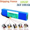 DAGENLY Spedizione in Francia Batteria al Litio 36V 100ah 18650 10s3p 100000mAh 1000w 42V Batteria di Alimentazione per Scooter Elettrico con Pacco Batteria