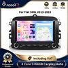 podofo Autoradio Android Podofo 2 DIN con schermo touchscreen da 7'', 2GB+64GB, GPS, WiFi, Bluetooth, lettore FM, CarPlay wireless per Fiat 500L 2013-2019