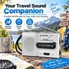 NONE Radio FM digitale portatile, compatta, con batteria ricaricabile, altoparlante integrato e antenna telescopica, ideale per l'intrattenimento quotidiano.