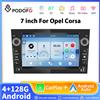 podofo 4+128G 7 pollici Carplay Wireless Android Auto per Opel/Vauxhall Corsa C/D Zafira B Astra H Vivaro Autoradio GPS WIFI RDS Stereo