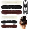 XFSRG 16 Pezzi Chignon per Donne Ciambella Elastici Capelli Magic Maker | Ciambelle Chignon Accessori Styling per Donne e Ragazze