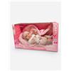 HUNGARY TOYS Bambola-Eva Collection, bambola con vestito rosa e copertina rosa-Eta 3+