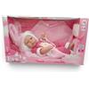 HUNGARY TOYS Bambolotto,Eva Collection, con pigiama rosa i e copertina rosa con orecchie,Hungary Toy,eta 3+
