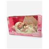HUNGARY TOYS Bambolotto,Eva Collection, con vestito marrone e copertina bianca con orecchie,Hungary Toy,eta 3+