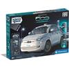 Clementoni Scienza e Gioco Build - Fiat 500 Elettrica, Modellino Auto da Costruire, Kit di Costruzioni , con 210+ Componenti, App Dedicata, Made in Italy, Lingua Italiana, Clementoni Eta 8+