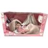 HUNGARY TOYS Bambolotto,Eva Collection, con vestito rosa e copertina unicorno,Hungary Toy,eta 3+