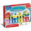 Clementoni La Pianola degli Animali - Pianola Bambini Prime Note,Tastiera Elettronica Interattiva, Strumento Musicale Prima Infanzia,Luci e Suoni, Centro Attivita Clementoni,Eta 18+ mesi