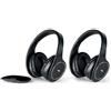 Meliconi 19078 HP Easy Digital Bundle Cuffie TV Wireless a Padiglione 2 pz 100 m 8h autonomia colore Nero