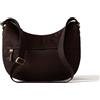 BORBONESE BORSA B CLUB LUNA BAG MEDIUM - 91010341X95219 - cioccolato
