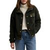 BARBOUR GIUBBINO PILE MABEL - LFL0095 - olive