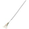 TRU Components 1569083 - Cavo di allarme LiYY, 16 x 0,22 mm², 50 m, colore: Bianco