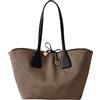 BORBONESE BORSA SHOPPING MEDIUM - 91010213AH1X11 - naturale