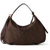 BORBONESE BORSA HOBO MEDIUM - 91010365AH1219 - cioccolato