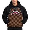 SPRAYGROUND FELPA CHECKERED CONTRAST COMFY - SP933G - nero