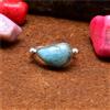 Splendido Caraibi Larimar Gemma 925 Argento Sterling Mano Anello Tutte le Misure