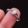 Brillante Etiope Opale Gemma 925 Argento Sterling Mano Anello Tutti Misura S-41