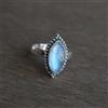 Anello Fatto A Mano In Argento Sterling 925 Con Pietra Di Luna Naturale