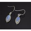 Stupefacente Arcobaleno Pietra di Luna Gemma 925 Argento Sterling Artigianale