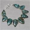 Collana bigiotteria regalo moda pietra preziosa a forma di pera serpentina...