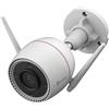 Ezviz H3C 4MP - Telecamera Wi-Fi da esterno 2K+ con visione notturna a colori e difesa attiva