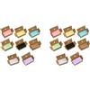 1600Pcs Assorted Color Blank Cards Heavyweight Paper for DIY Crafts and Notes