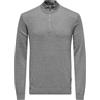 Only & Sons Onswyler Life Reg 14-Maglia a Mezza Zip Uomo
