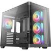 Deepcool Case Deepcool CG530U 4F Tower ITX micro-ATX con vetro temperato Nero [R-CG530U-BKAGA4-G]