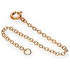 jewellerybox Estensione per catenina in argento Sterling bagnato in oro rosa e 4 pollici, cod. CHZ-797