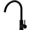 Newform - Real miscelatore lavello bocca tonda girevole [antracite] - 63421.43.238